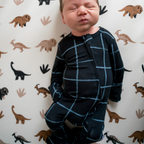NR PIP + PHEE BAMBOO FOOTED SLEEPER | CAFE FLORAL | NEWBORN