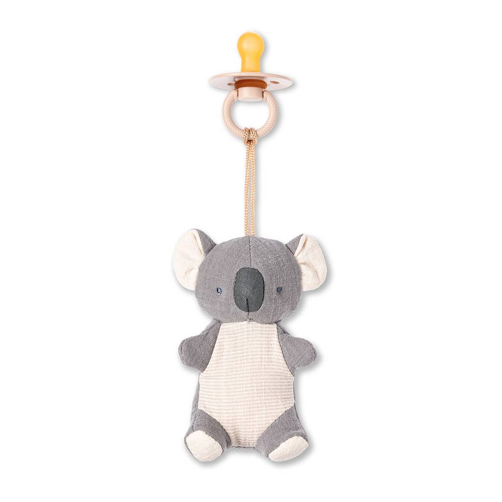 NR BITZY PAL NATURAL PACIFIER PLUSH | COW