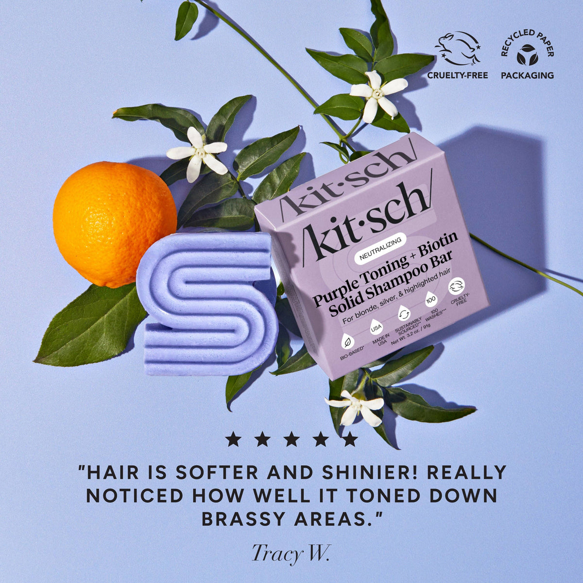 NR KITSCH SHAMPOO CONDITIONER BAR COMBO | PURPLE TONING