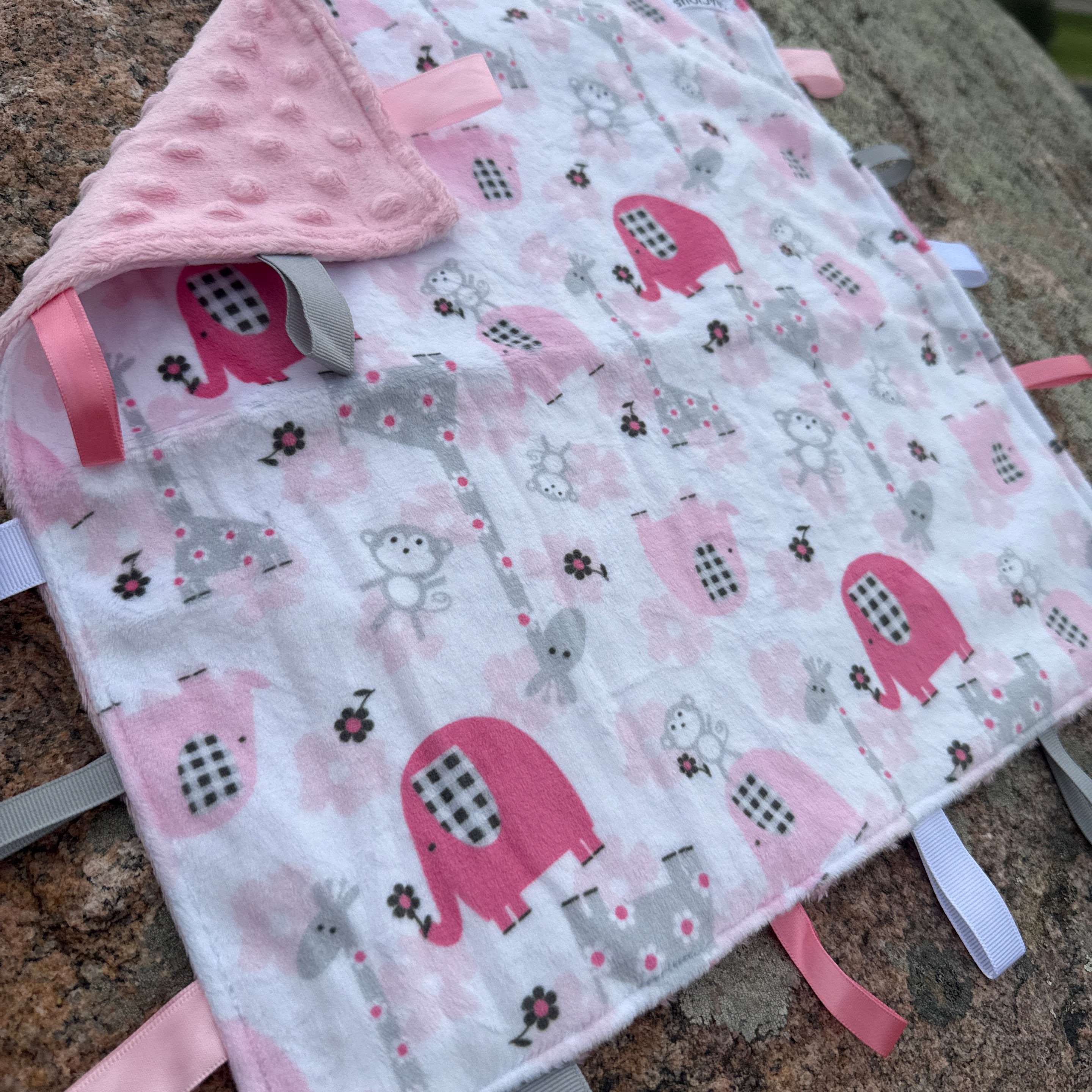 NR GG SNUGGLE BLANKY | PINK JUNGLE