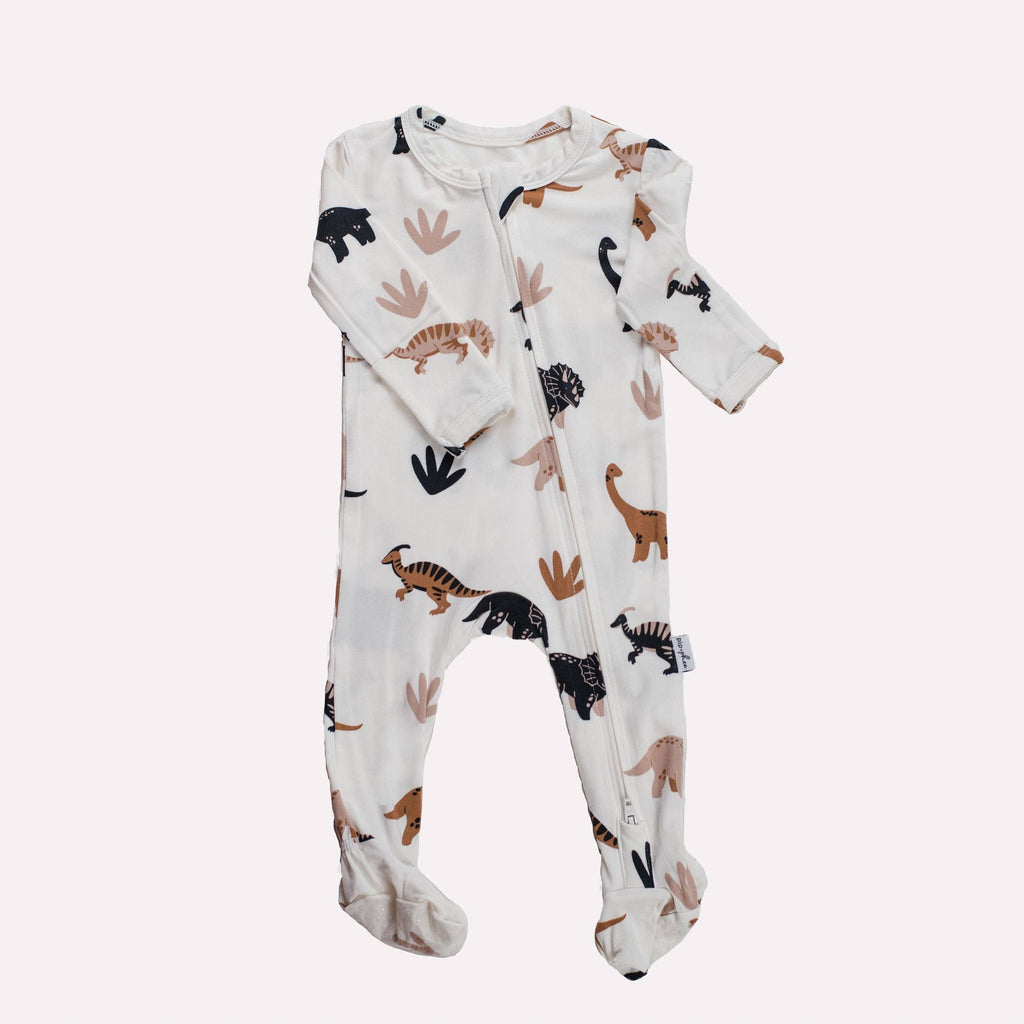 NR PIP + PHEE BAMBOO FOOTED SLEEPER | CAFE FLORAL | NEWBORN