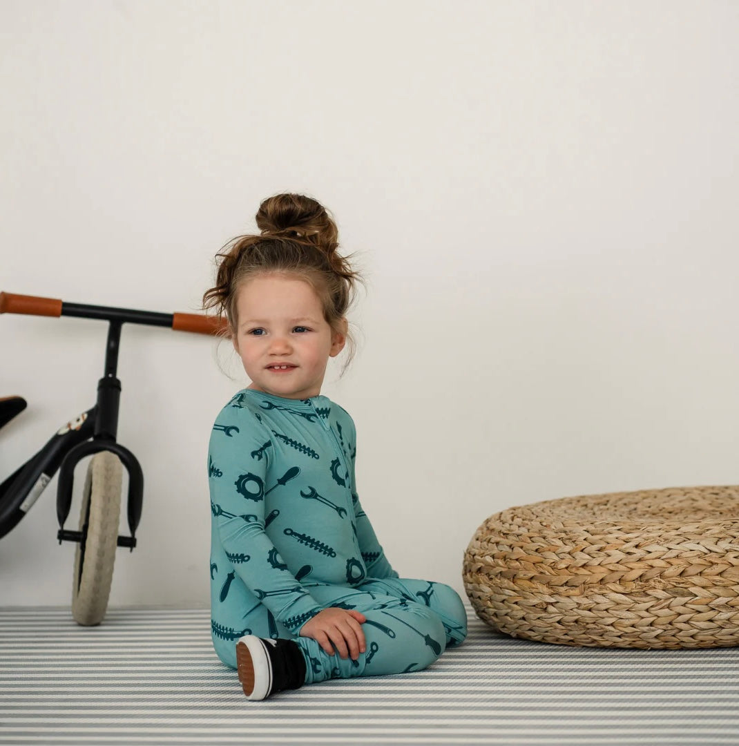 NR PIP + PHEE BAMBOO PLAYSUIT | AQUA TOOLS