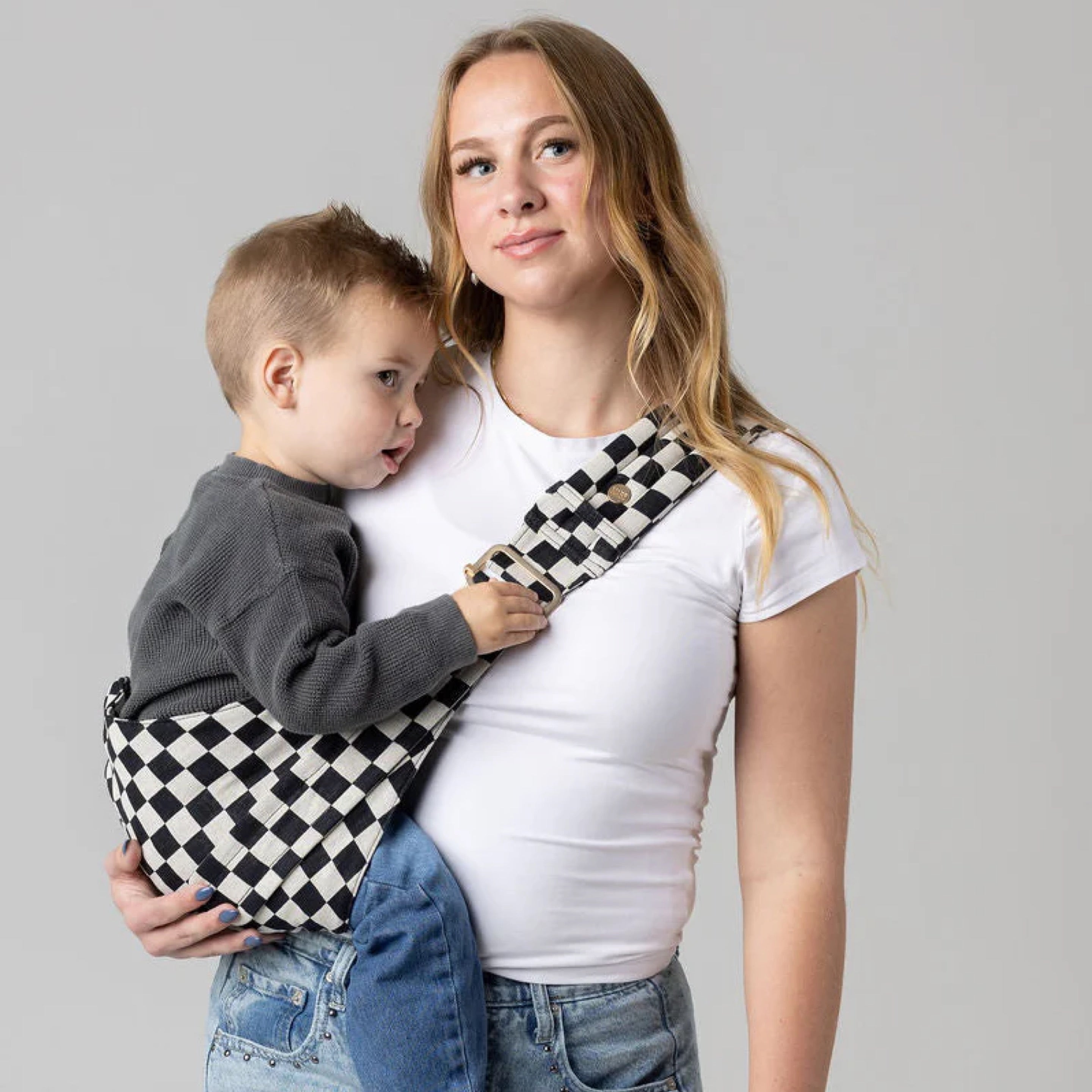 NR MABE MONARCH TODDLER  SLING | EBONY CHECK