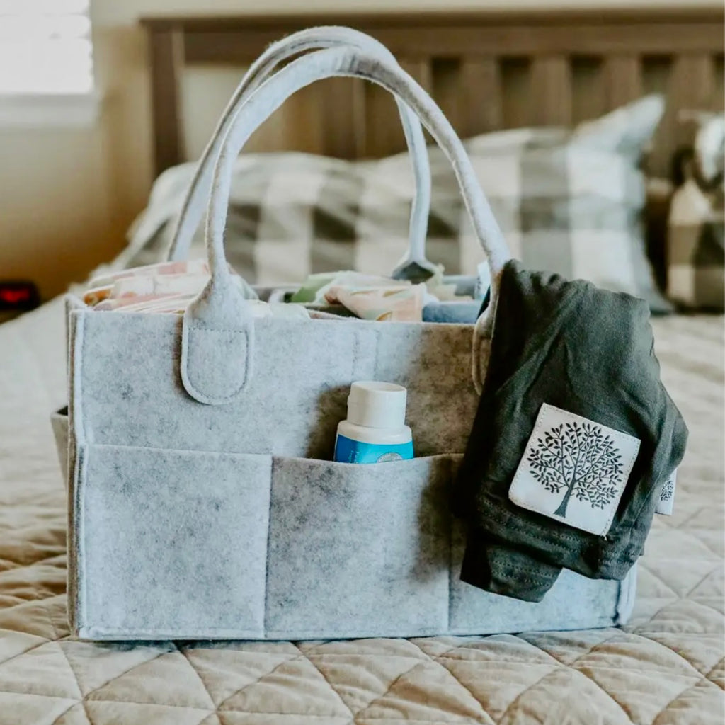 NR DIAPER CADDY | GREY