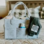 NR DIAPER CADDY | GREY