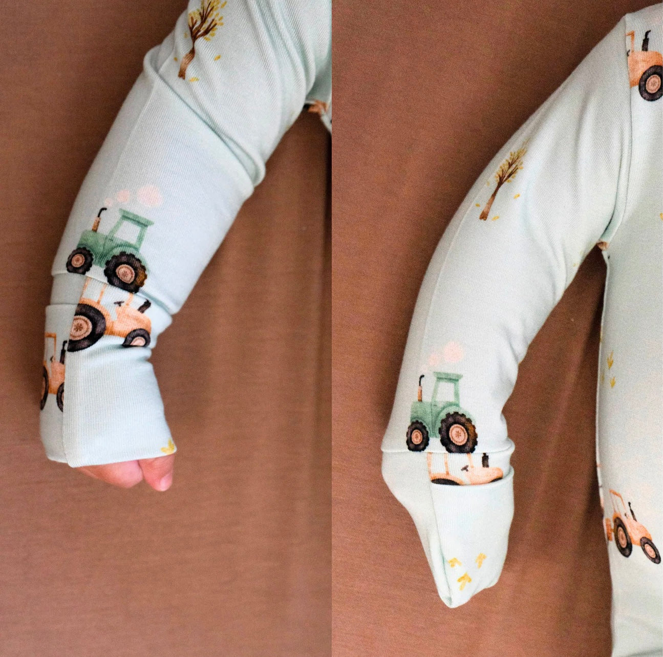 NR BELAN J FOOTED ZIPPER SLEEPER | TRACTOR
