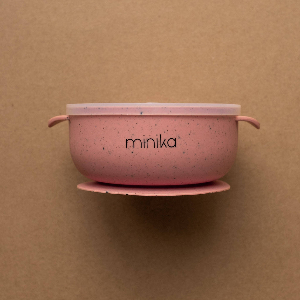 NR MINIKA SILICONE BOWL + LID | SORBET