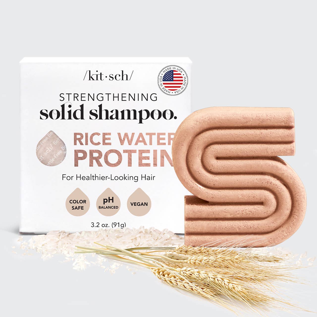 NR KITSCH SHAMPOO BAR RICE WATER PROTEIN | HAIR GROWTH