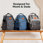NR KEABABIES DIAPER BAG BACK PACK | MARINE BLUE
