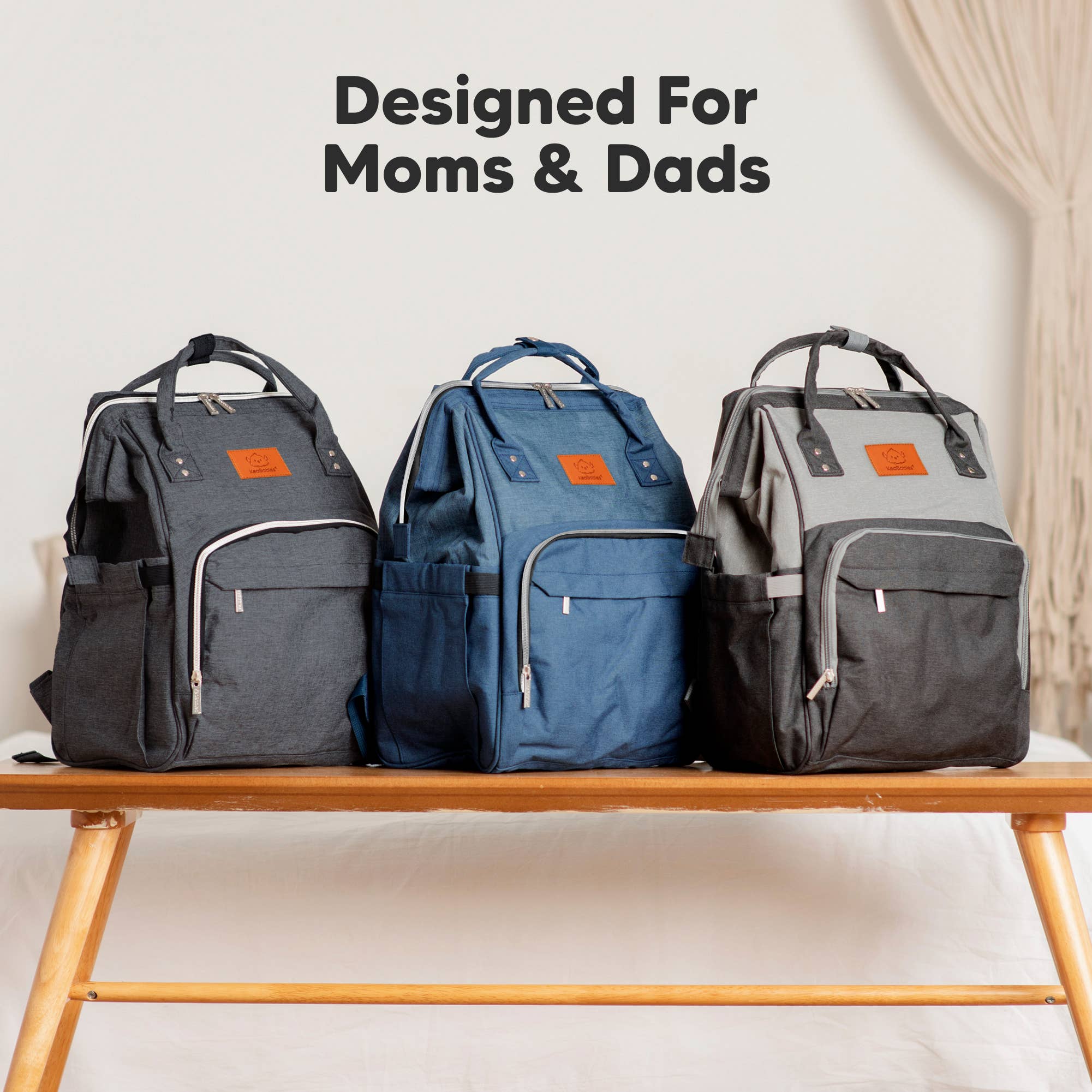 NR KEABABIES DIAPER BAG BACK PACK | MARINE BLUE
