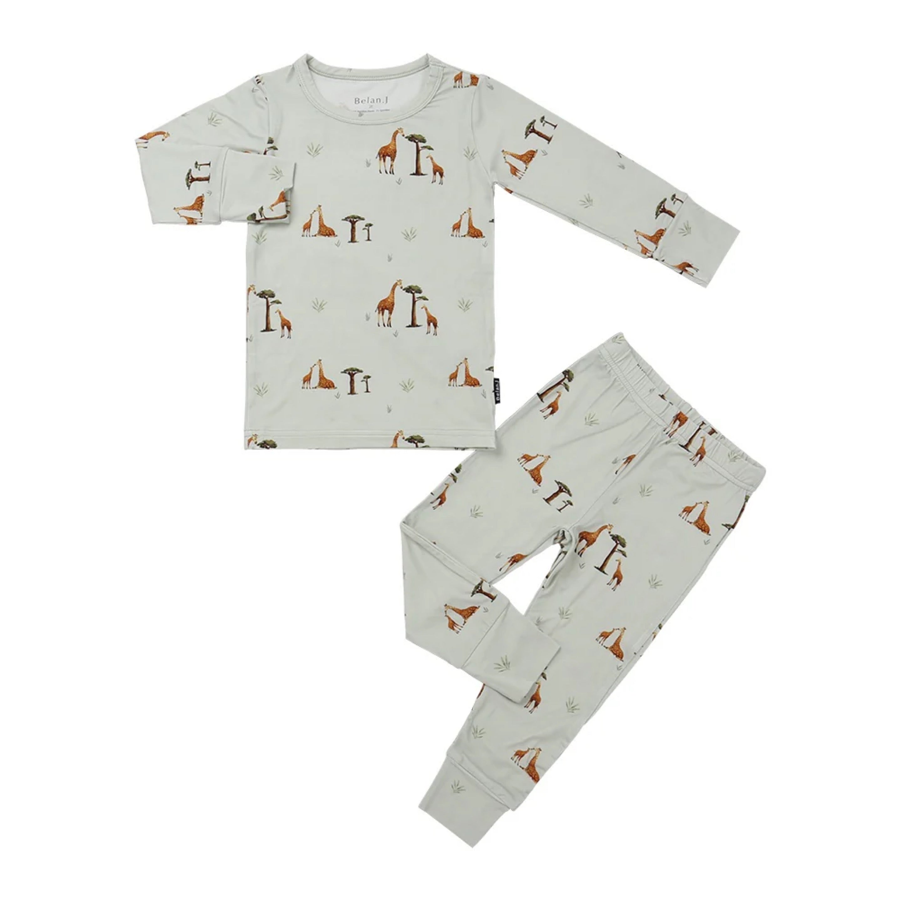 NR BELAN J LONG SLEEVE PJ SET | GIRAFFE