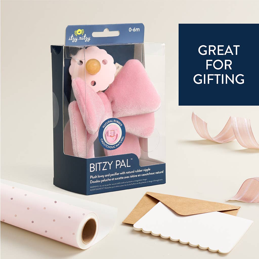 NR BITZY PAL NATURAL PACIFIER PLUSH | COW