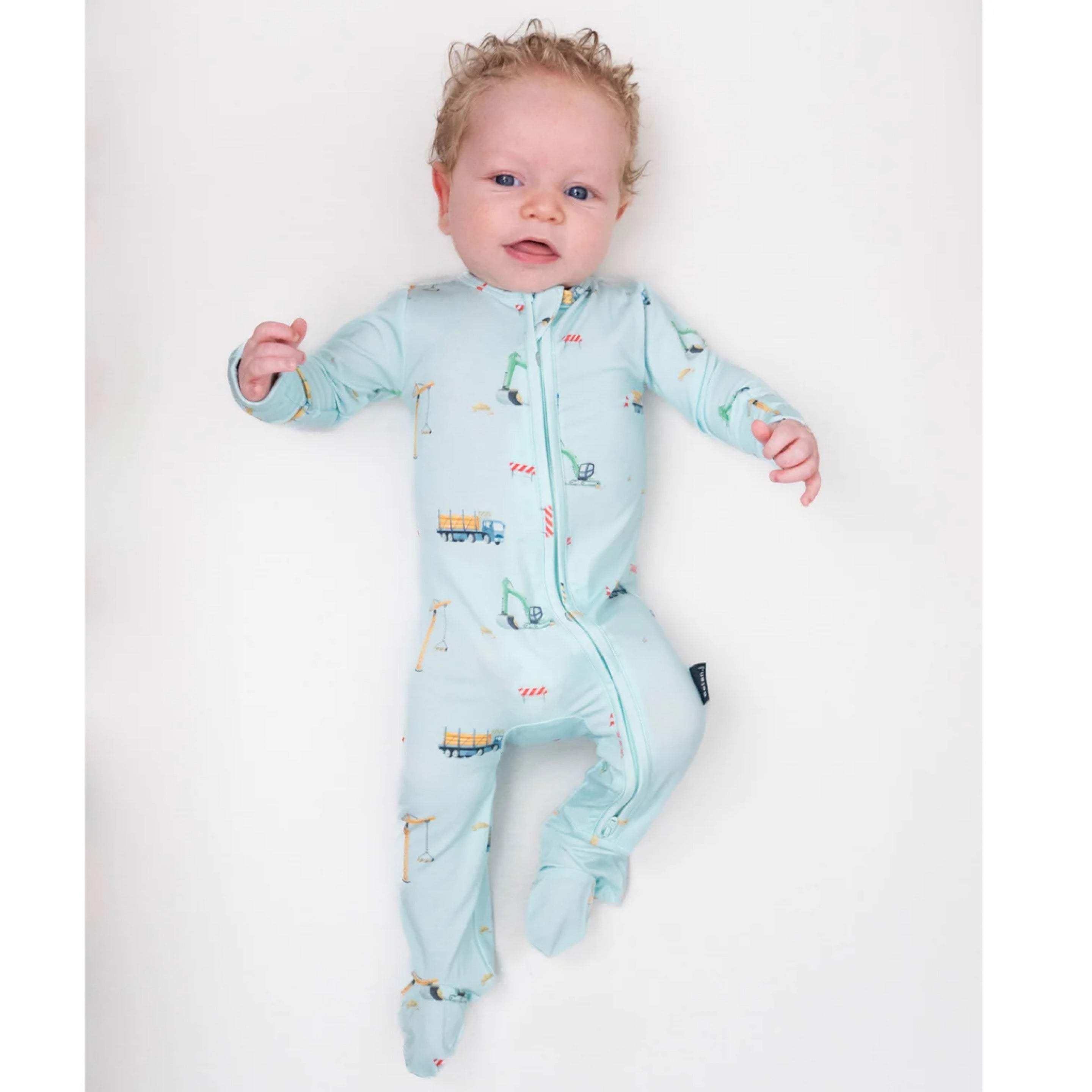 NR BELAN J FOOTED ZIPPER SLEEPER | CONSTRUCTION
