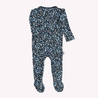 NR PIP + PHEE BAMBOO FOOTED SLEEPER | MAPLE GRID | NEWBORN