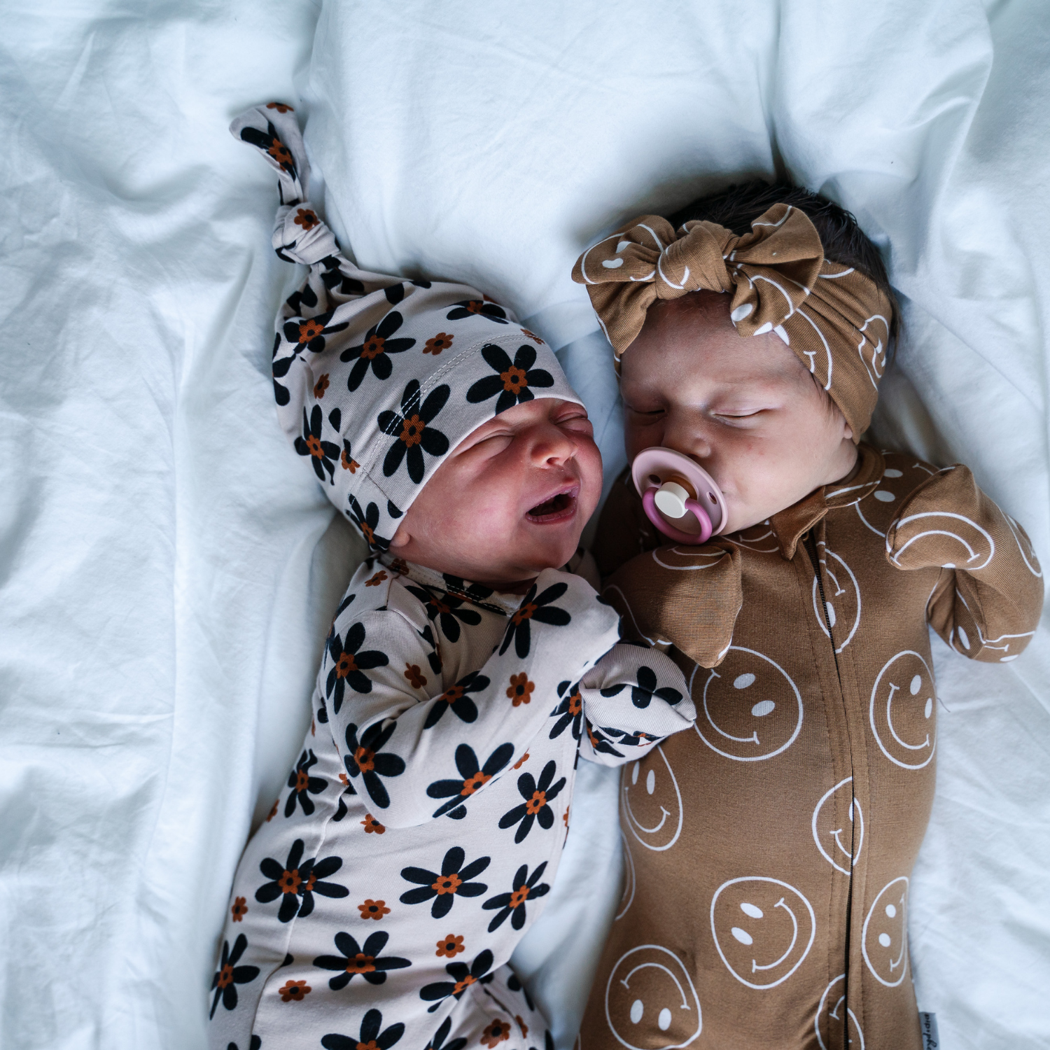 NR PIP + PHEE BAMBOO FOOTED SLEEPER | BOHO DAISIES