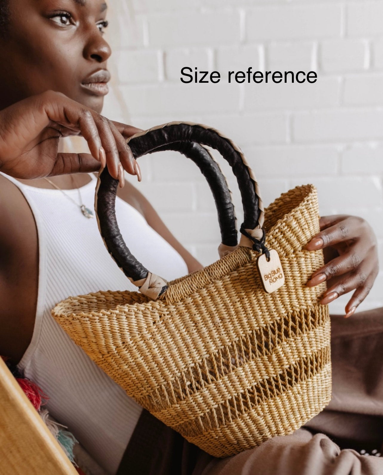 BIG BLUE MOMA - U SHOPPER HANDBAG