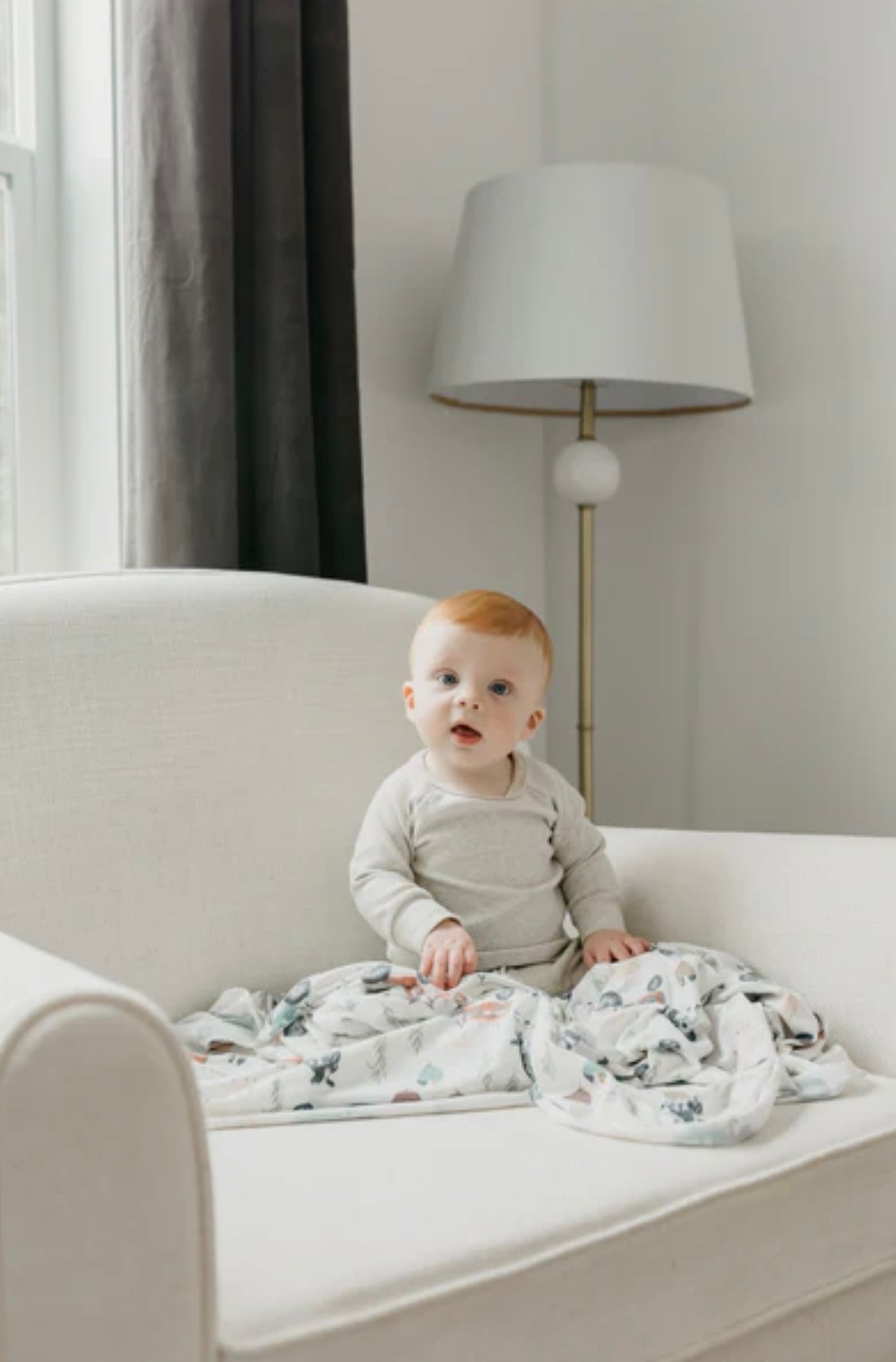 NR COPPER PEARL SWADDLE BLANKET | FARMING JO