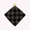NR PLUSH PACIFIER HOLDER | PIP & PHEE | CHARCOAL GREY CHECK