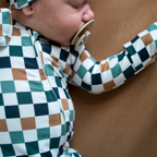 NR PIP + PHEE BAMBOO FOOTED SLEEPER | CAFE FLORAL | NEWBORN
