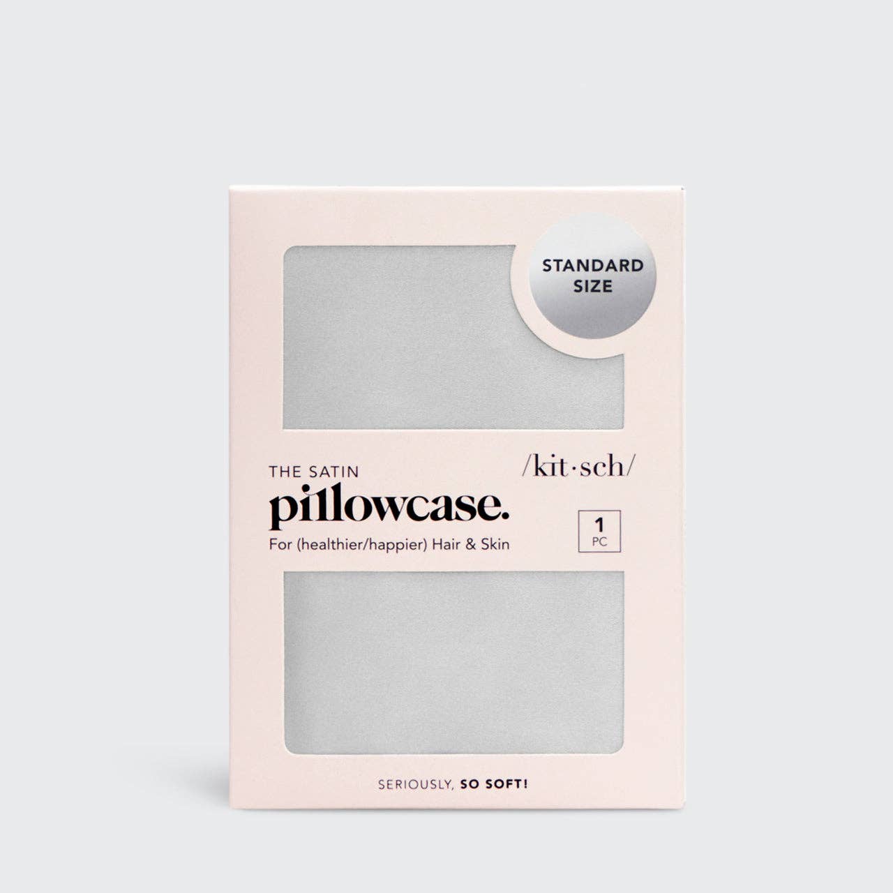 NR KITSCH SATIN PILLOWCASE | SILVER