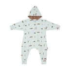 NR BELAN J BAGGY HOODIE ZIPPER JUMPSUIT | TRACTOR