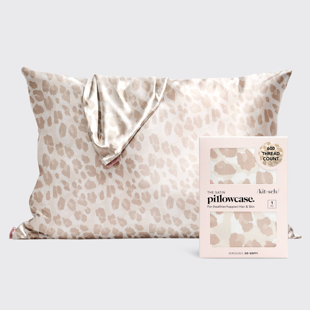 NR KITSCH SATIN PILLOWCASE | LEOPARD