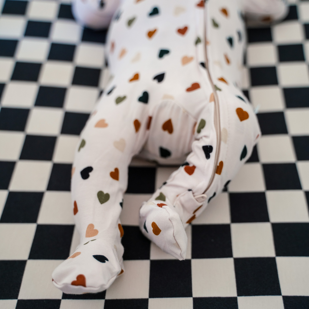 NR PIP + PHEE BAMBOO FOOTED SLEEPER | BOHO DAISIES