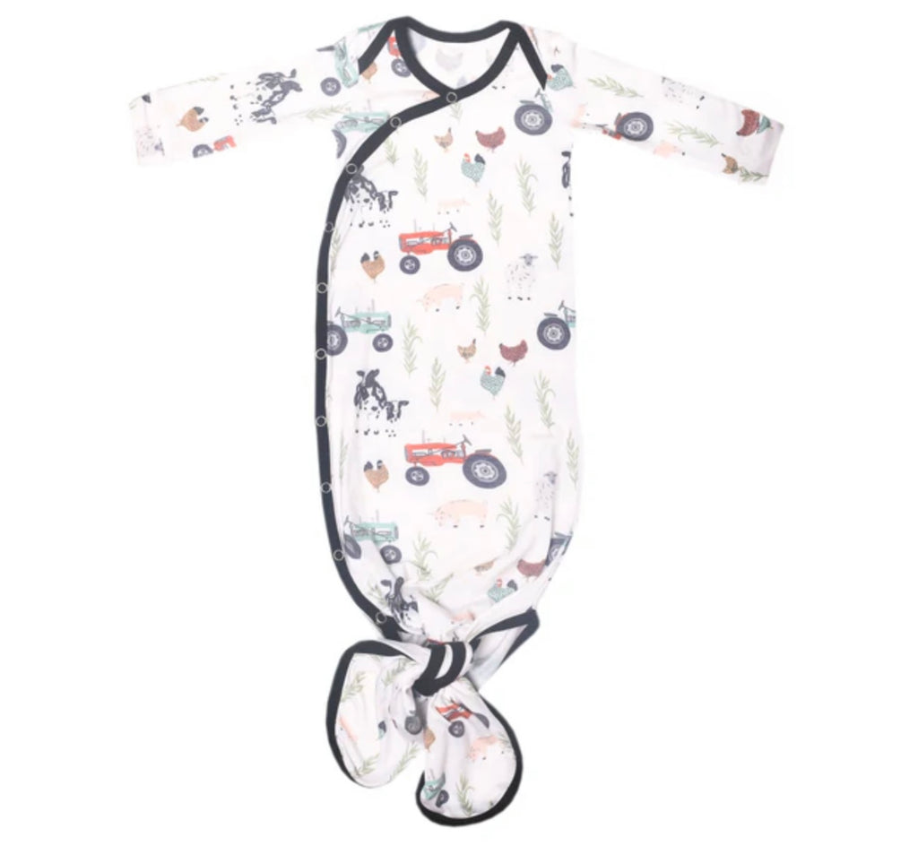 NR COPPER PEARL KNOTTED SLEEP GOWN | FARMING JO