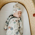 NR COPPER PEARL KNOTTED SLEEP GOWN | FARMING JO