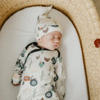 NR COPPER PEARL KNOTTED SLEEP GOWN | FARMING JO
