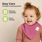 NR KEABABIES BABY BANDANA BIBS | 8-PACK | LILAC