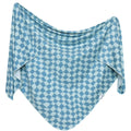 NR COPPER PEARL SWADDLE BLANKET | MILES BLUE CHECK