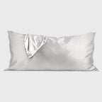 NR KITSCH KING SATIN PILLOWCASE | SILVER
