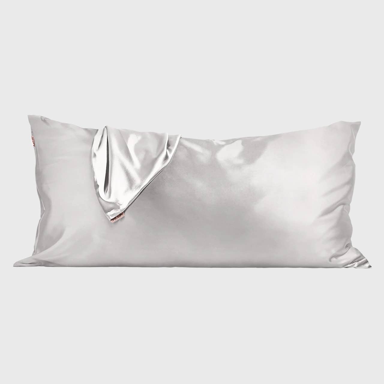 NR KITSCH KING SATIN PILLOWCASE | SILVER