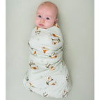 NR BELAN J SWADDLE BLANKET | GIRAFFE