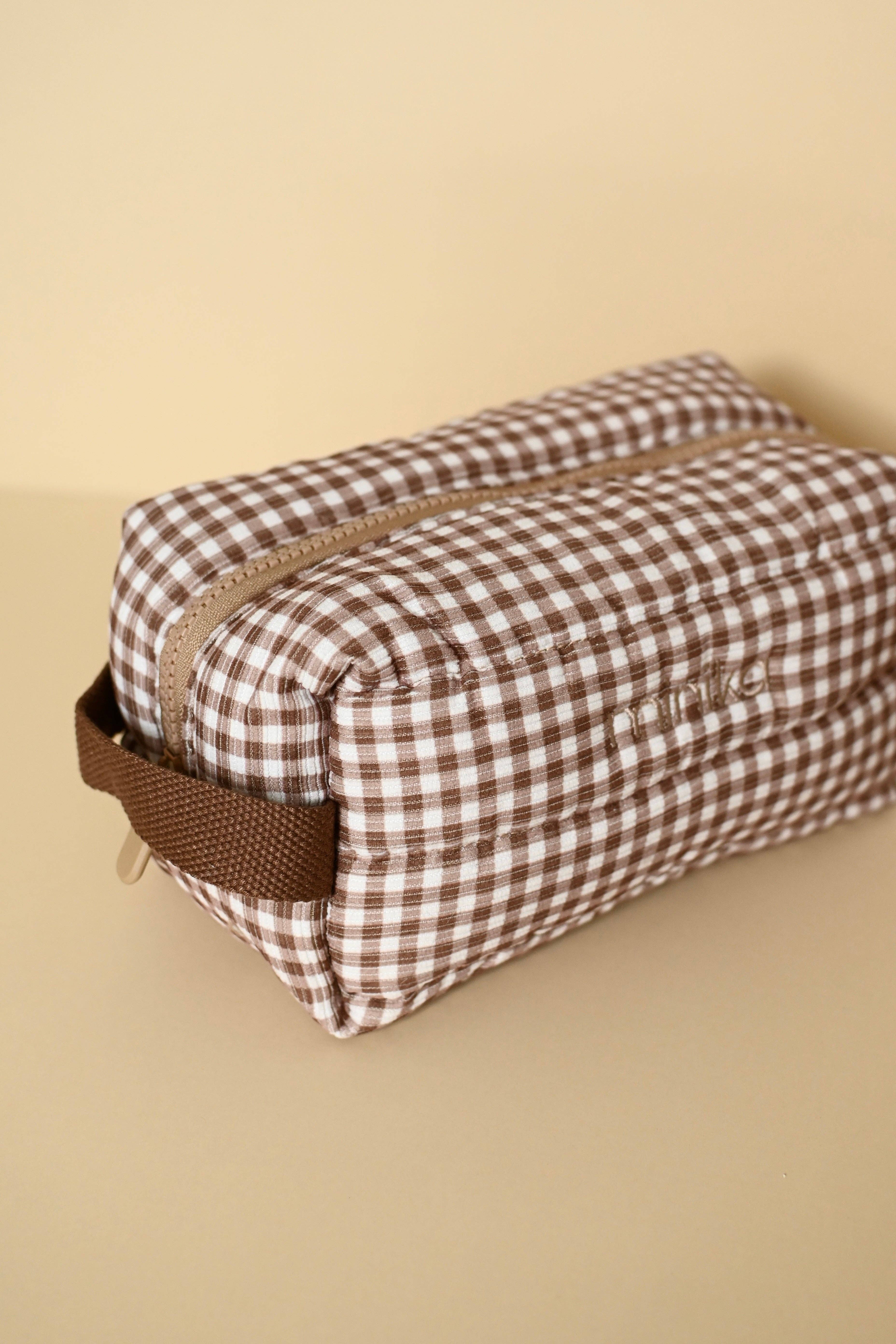 NR MINIKA POUCH | VICHY BROWN