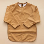 NR MINIKA LONG SLEEVE BIB | ALMOND