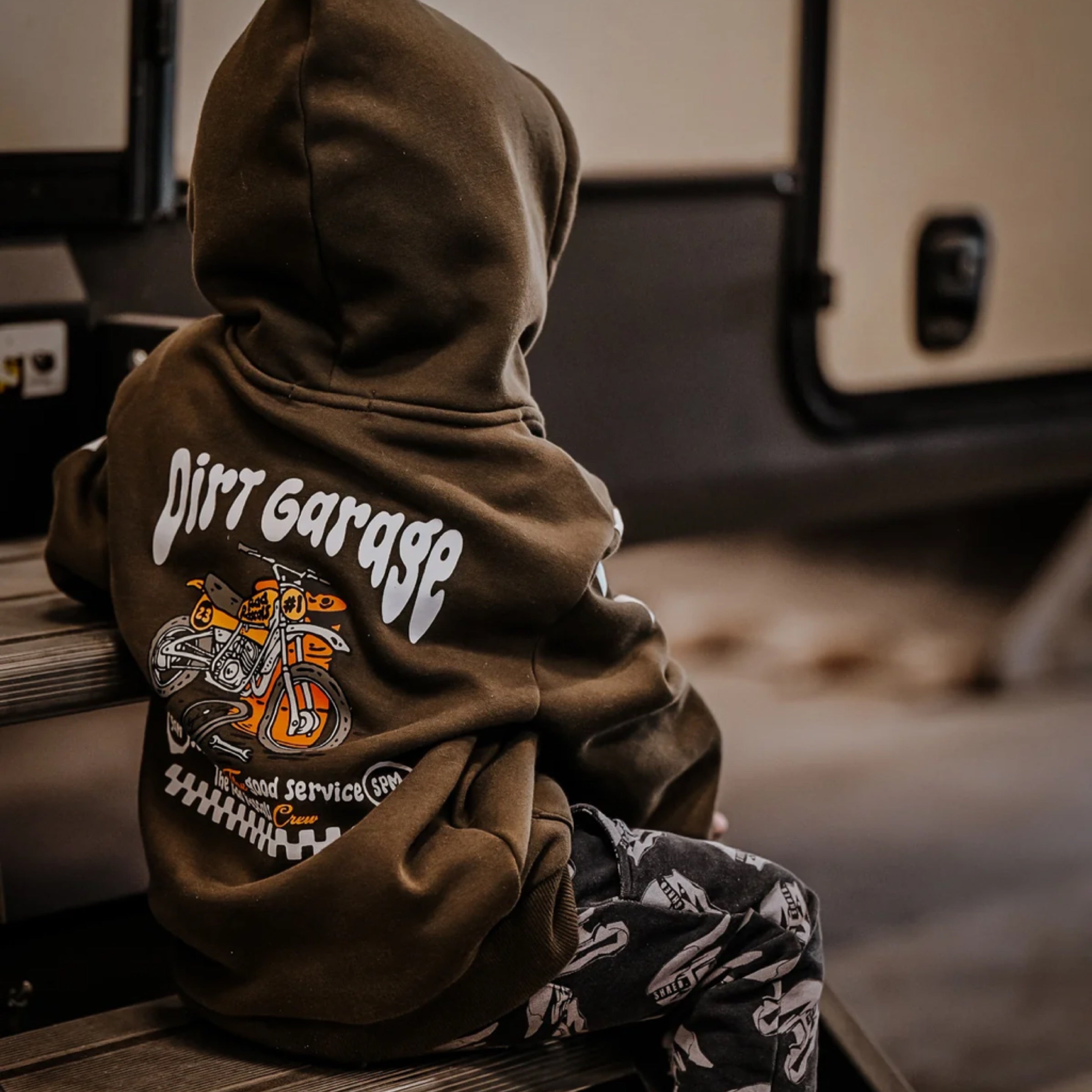 NR RAD RASCALS HOODIE - DIRT GARAGE