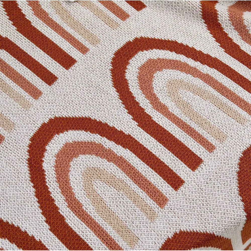 NR KNIT BLANKET | BOHO RAINBOW
