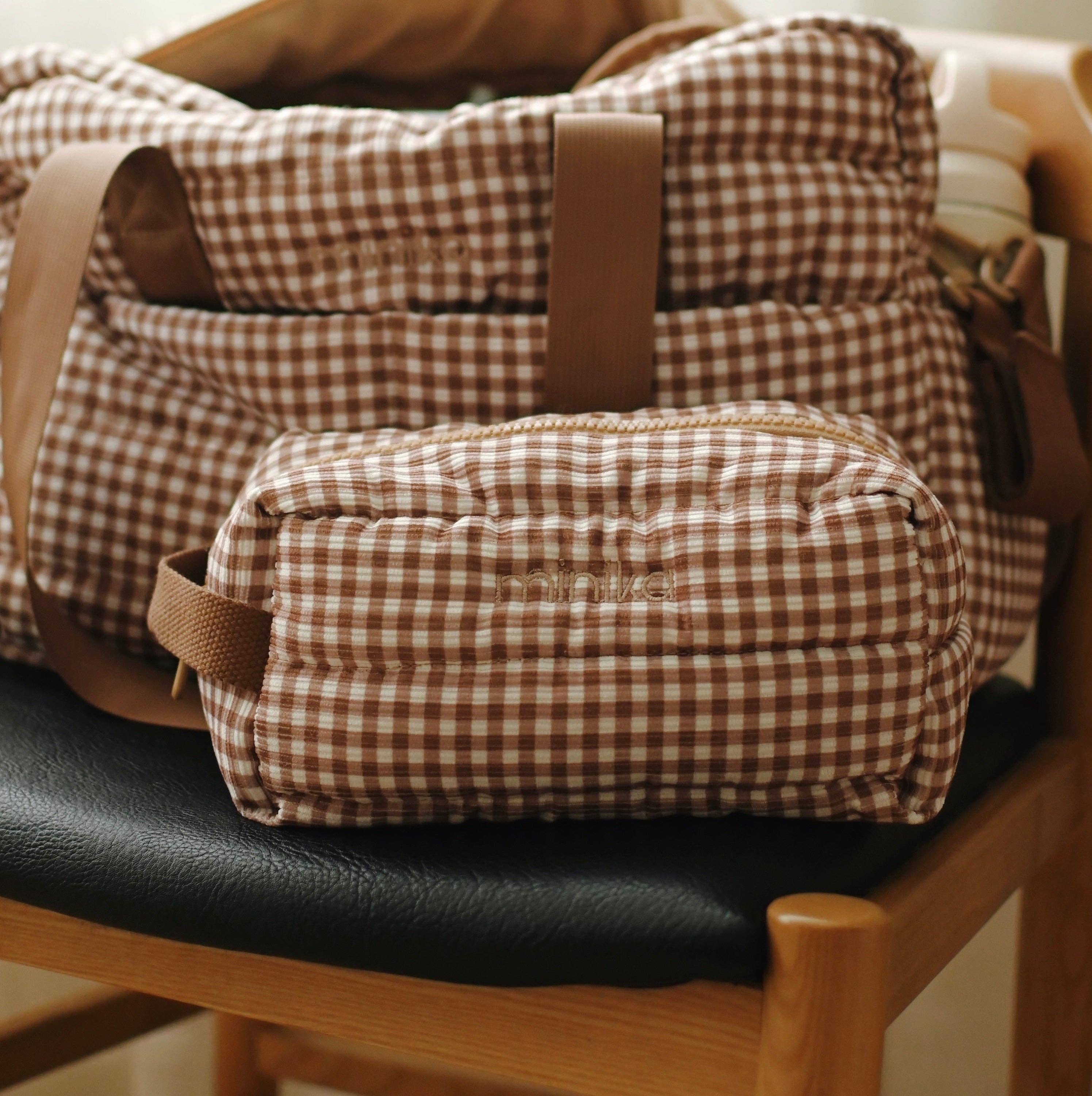 NR MINIKA POUCH | VICHY BROWN