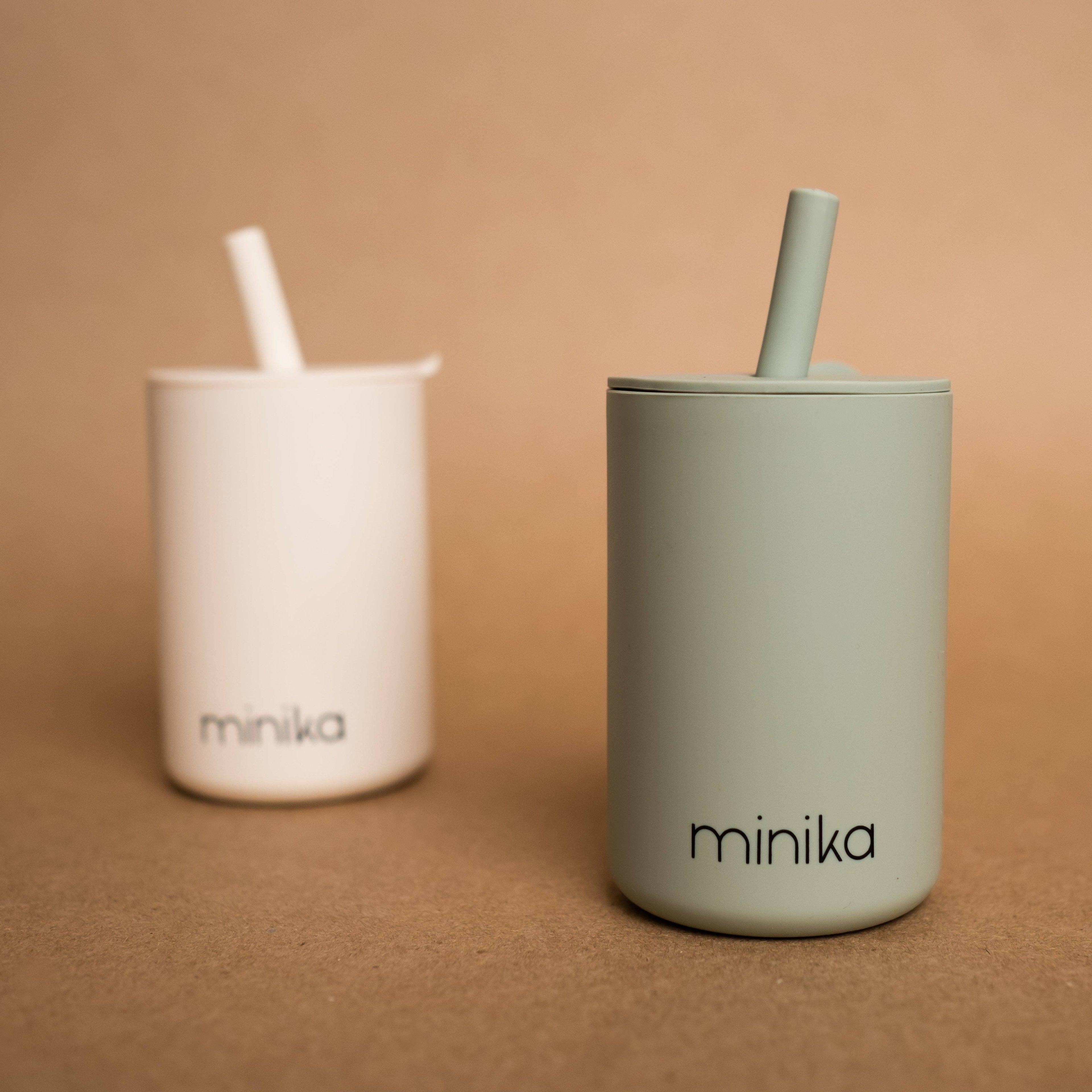 NR MINIKA STRAW CUP + LID | SAGE