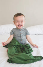 NR COPPER PEARL SWADDLE BLANKET | ALDER GREEN