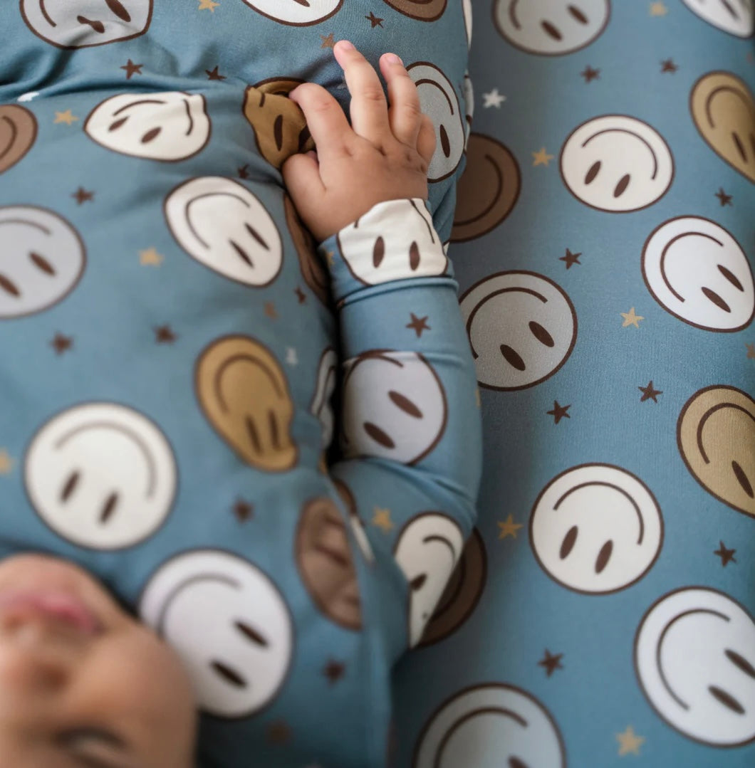 NR PIP + PHEE SLEEP BAG | BROWN SMILEYS | 1.0 TOG