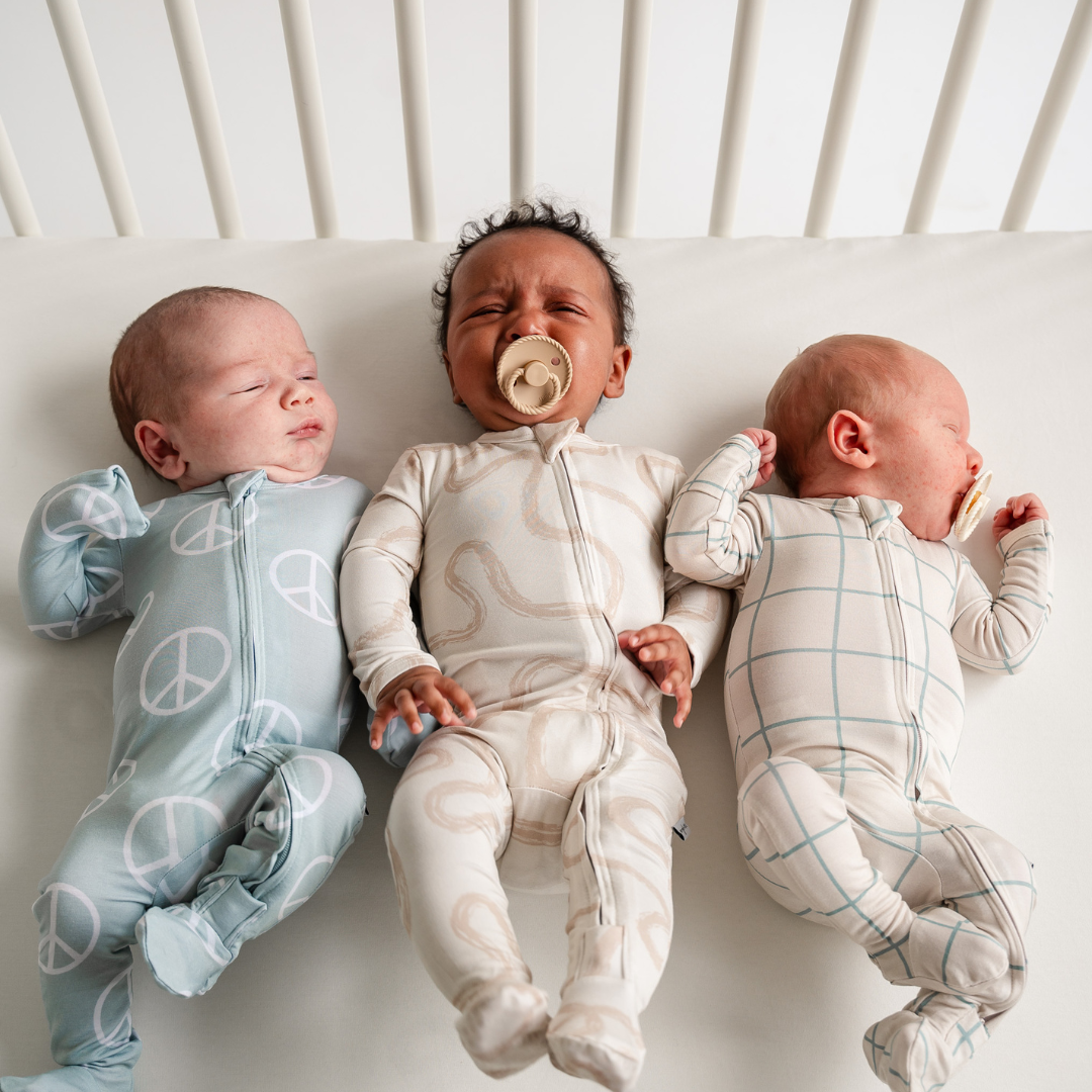 NR PIP + PHEE BAMBOO FOOTED SLEEPER | PEACE