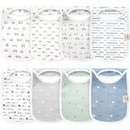 NR KEABABIES 8-PACK HALLO DROOL BIBS | VESSELS