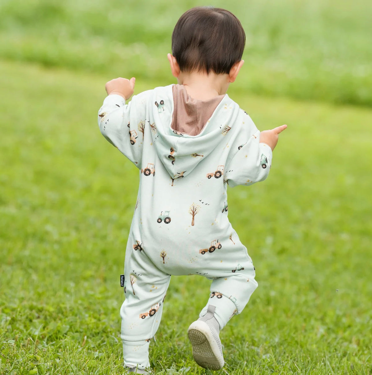 NR BELAN J BAGGY HOODIE ZIPPER JUMPSUIT | TRACTOR