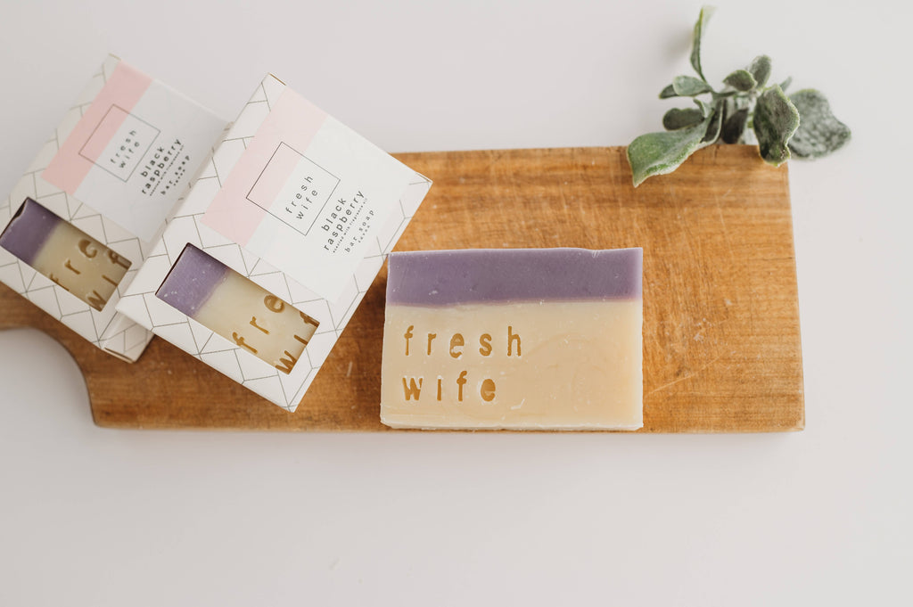 NR BLACK RASPBERRY BAR SOAP | FRESH WIFE SOAP CO