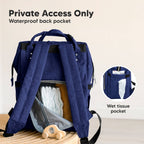 NR KEABABIES DIAPER BAG BACK PACK | MARINE BLUE