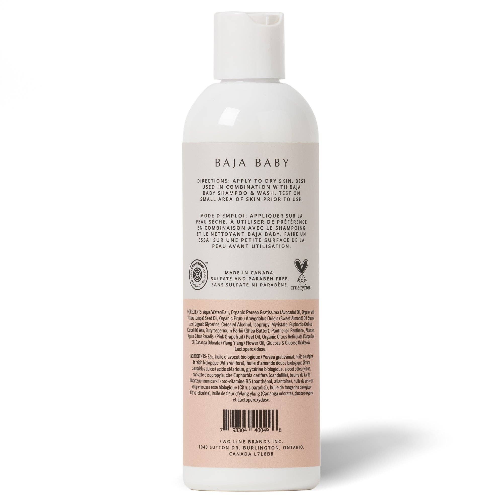 NR BAJA BABY BODY LOTION | CITRUS