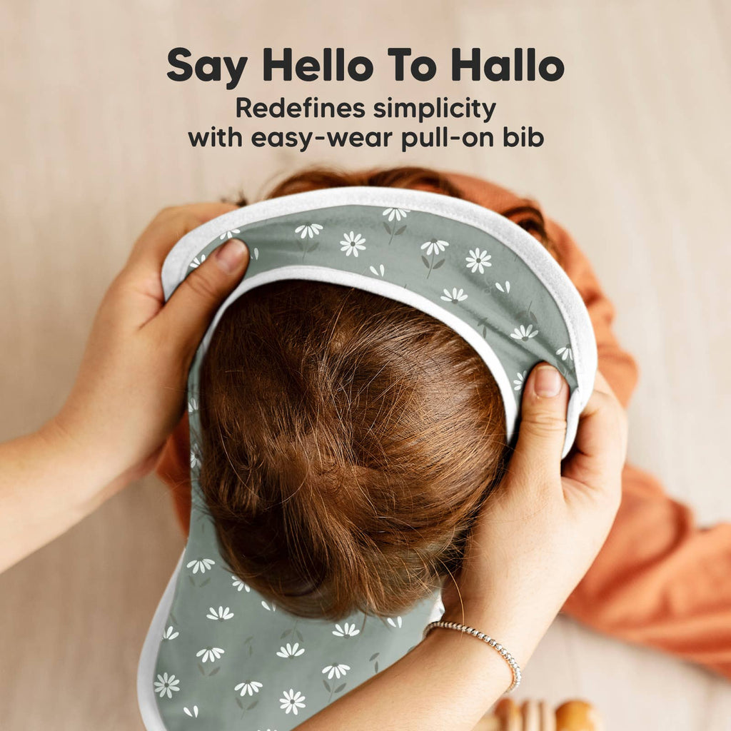 NR KEABABIES 8-PACK HALLO DROOL BIBS | FLEUR